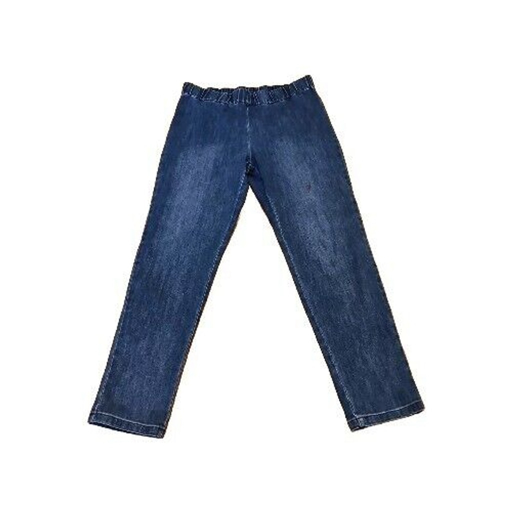 Soft Surroundings Pull On Metro Jegging Jeans Large Womens Stretch Skinny Denim